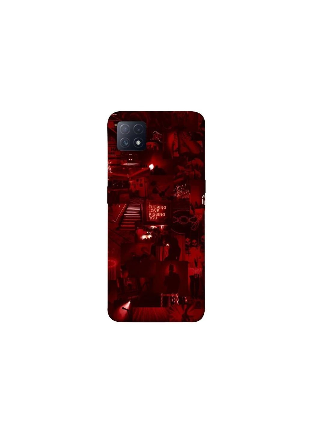 Чехол на Oppo A72 5G / A73 5G Love collage ver.5 Frontalka (377900268)