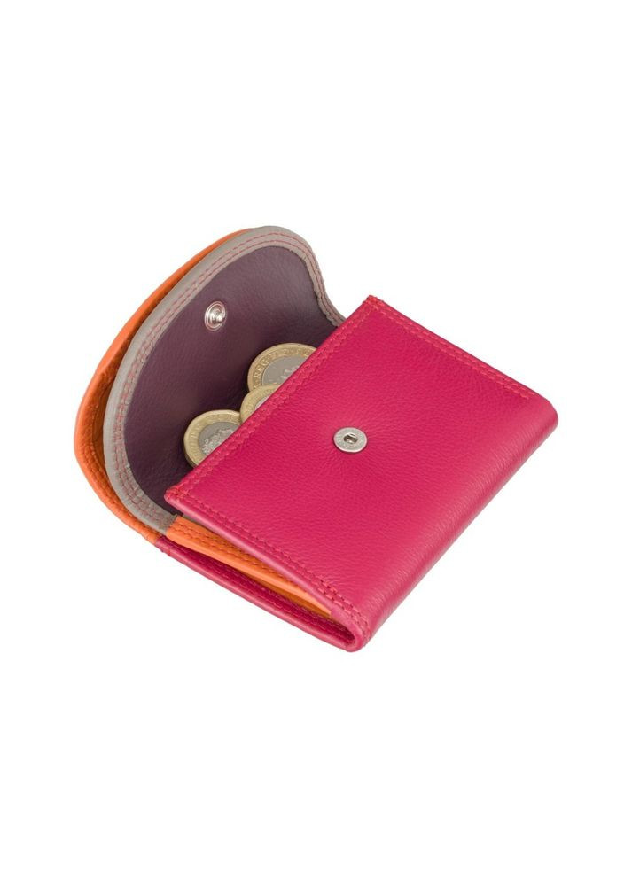 Оранжевый кожаный кошелёк женский RB126 ORG M Visconti (303829867)