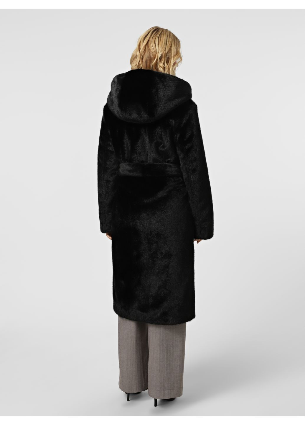 Шуба зимова чорного кольору 1399BL DANNA (365653513)