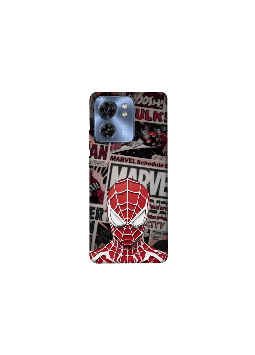 Чехол на Motorola Edge 40 Spidey Poster Frontalka (354353236)