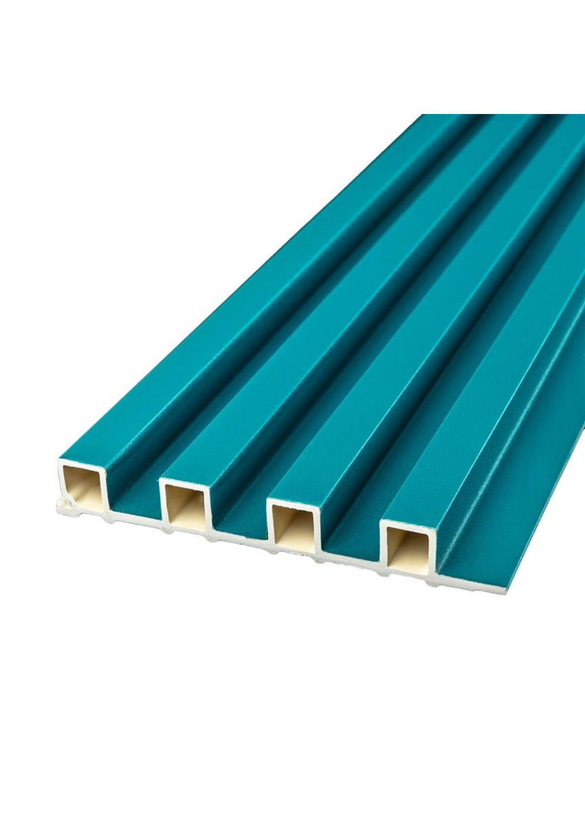 Рельсовая декоративная стеновая темная бирюза 3000х160х23мм SW-00001863 Sticker Wall (326812074)