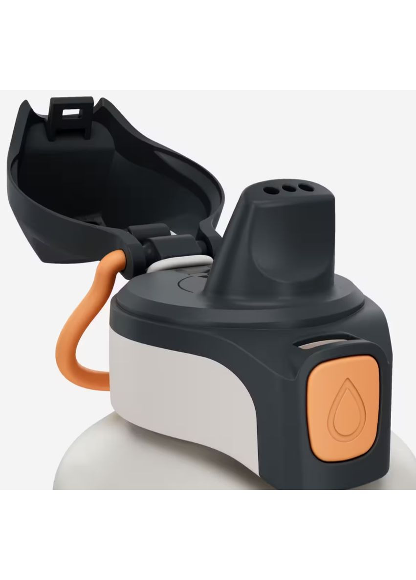 Детская Алюминиевая Фляга для Туризма/Походов 600мл с Крышкой Серый Quechua (363823365)