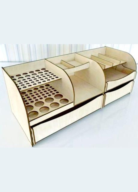 Органайзер шкірника з дерева Елос бланже (ОКО-000801) No Brand (328912423)