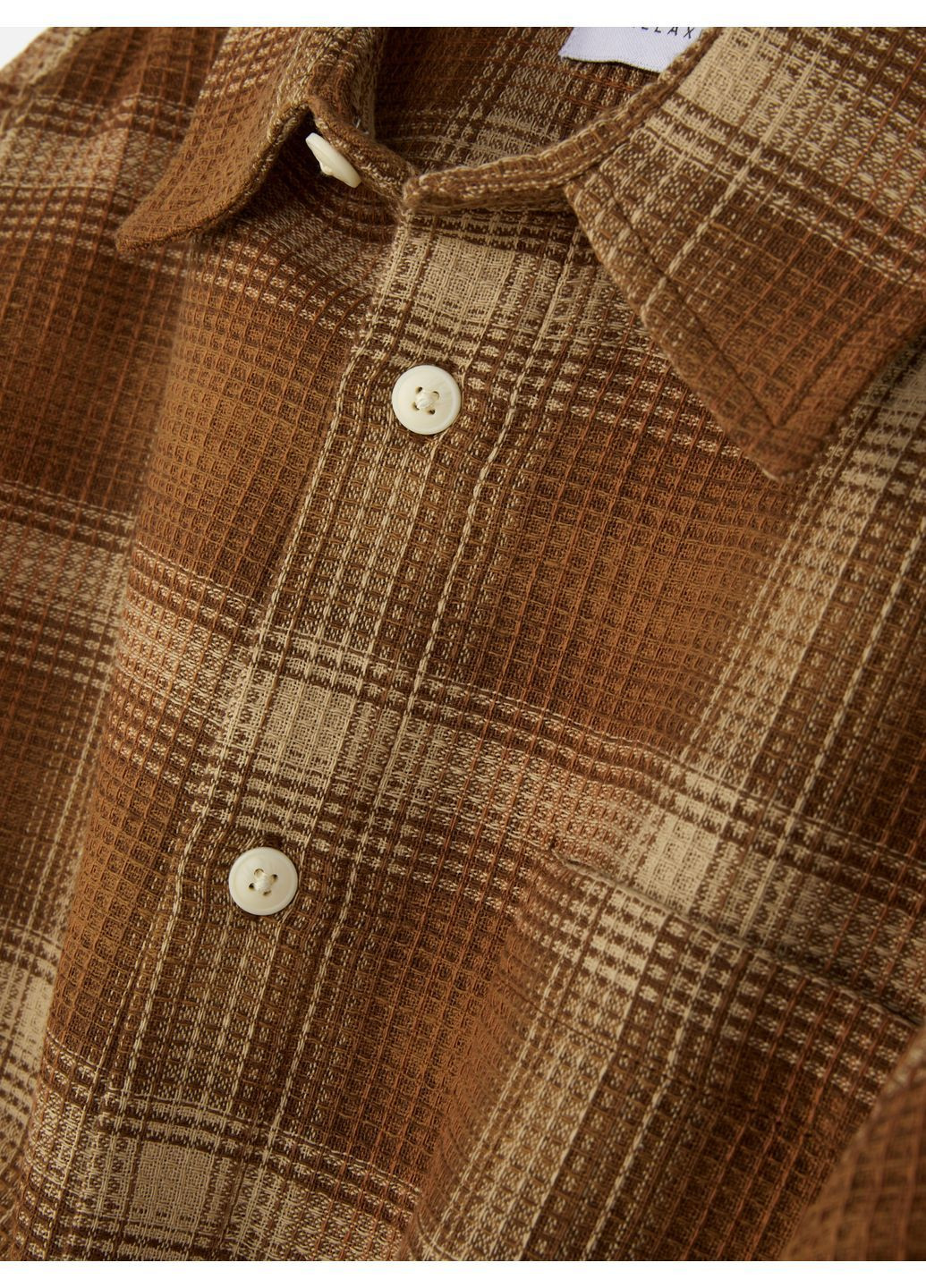 Коричневая рубашка Primark