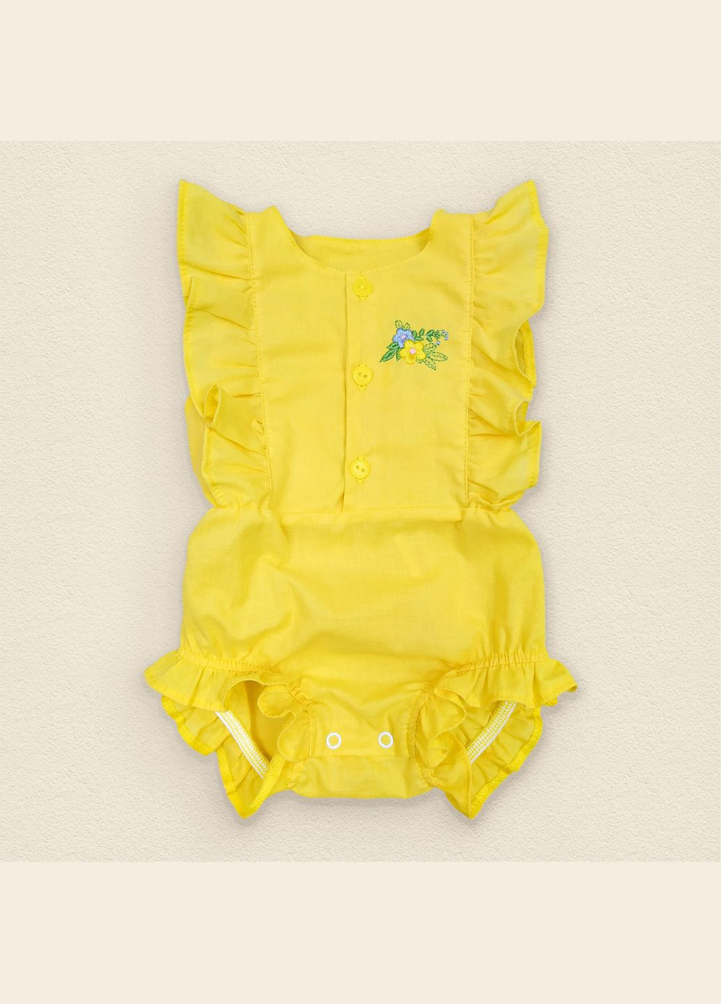 Летний песочник Dexter`s желтого цвета для девочки sunny flower желтый dexter's (279760850)