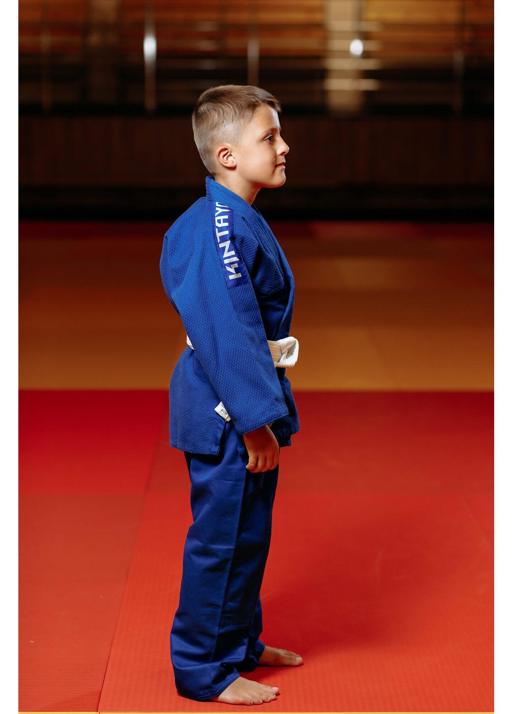 Кимоно для дзюдо синее, TM Yuko, 130 рост, плотность 450 гр/м.кв. Kintayo (361153265)