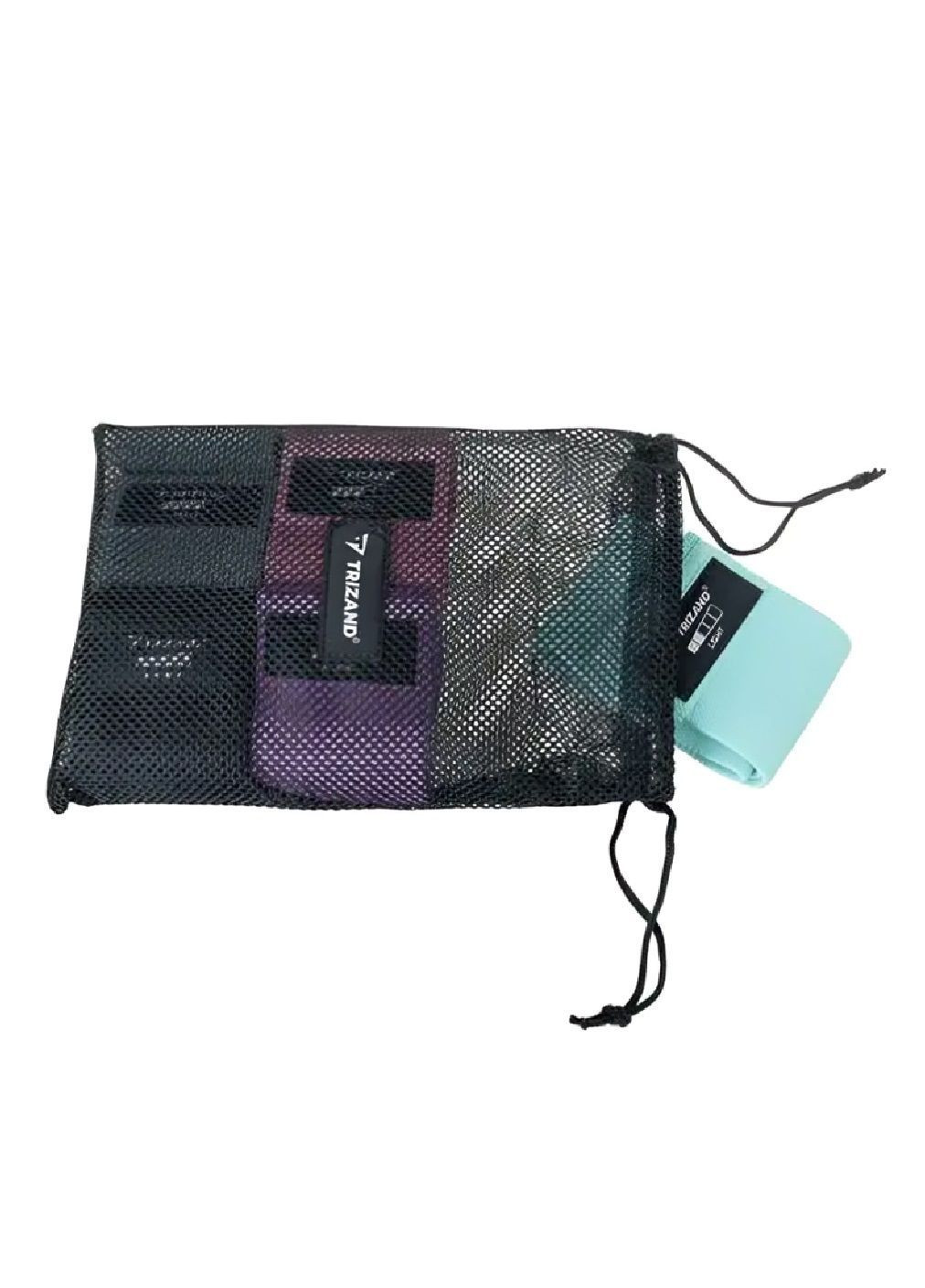 Комплект тканинних гумок еспандерів для вправ фітнесу з тренувальним планом опором 5-35 кг 5 штук (482188-Prob) Unbranded (371727591)