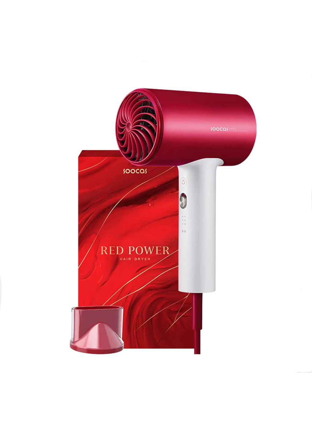 Фен для волосся Hair Dryer H5 Red SOOCAS (306443404)