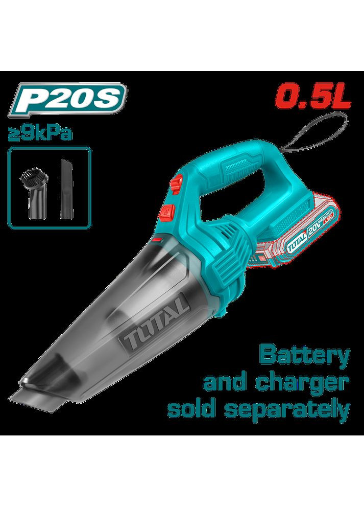 Аккумуляторный пылесос TVLI201261 (7049887) Total (360398651)