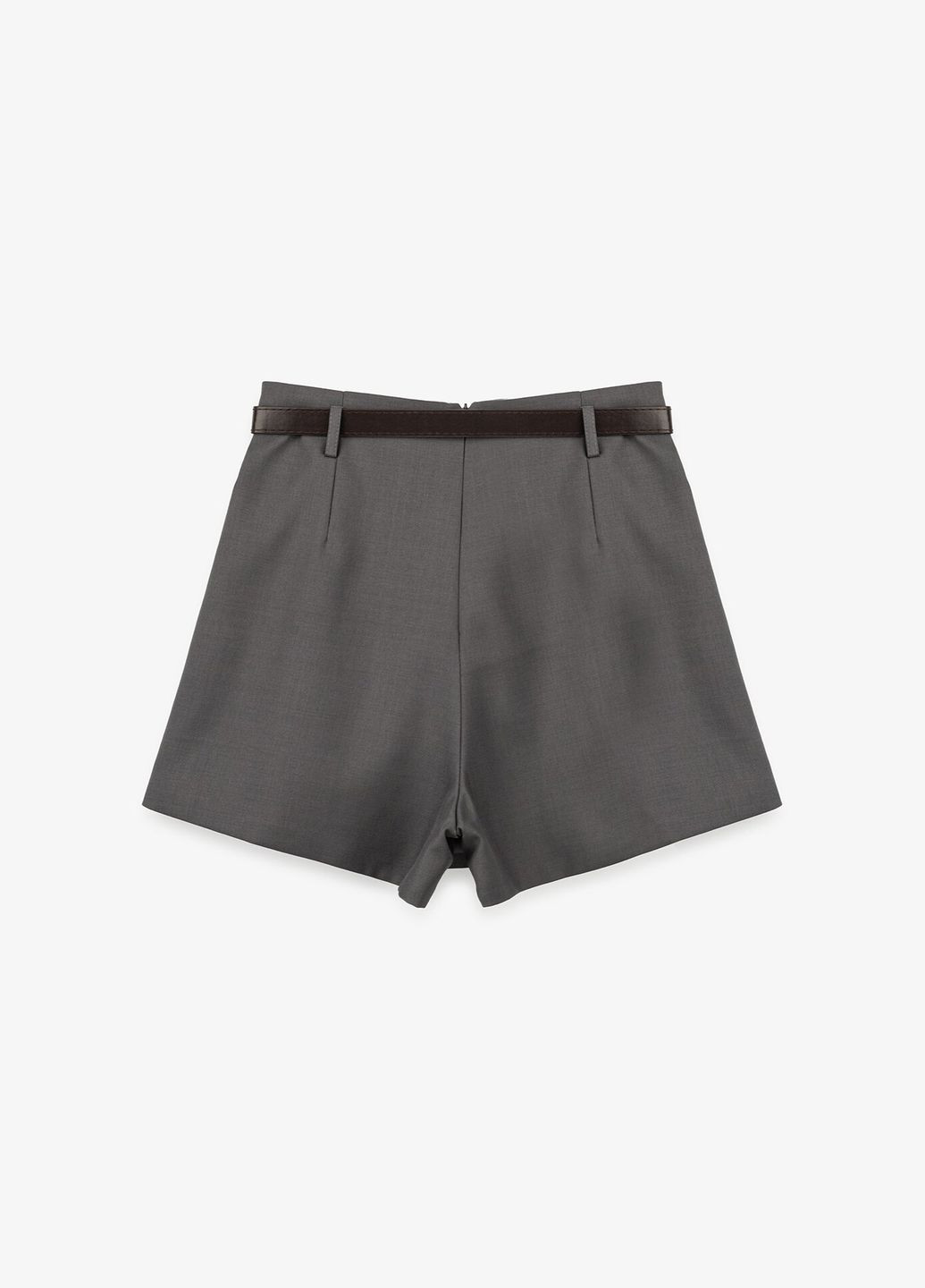 Юбка-шорты однотонная женская 8257 Серый shop (2000991053687) No Brand Спідниці-шорти (364097833)