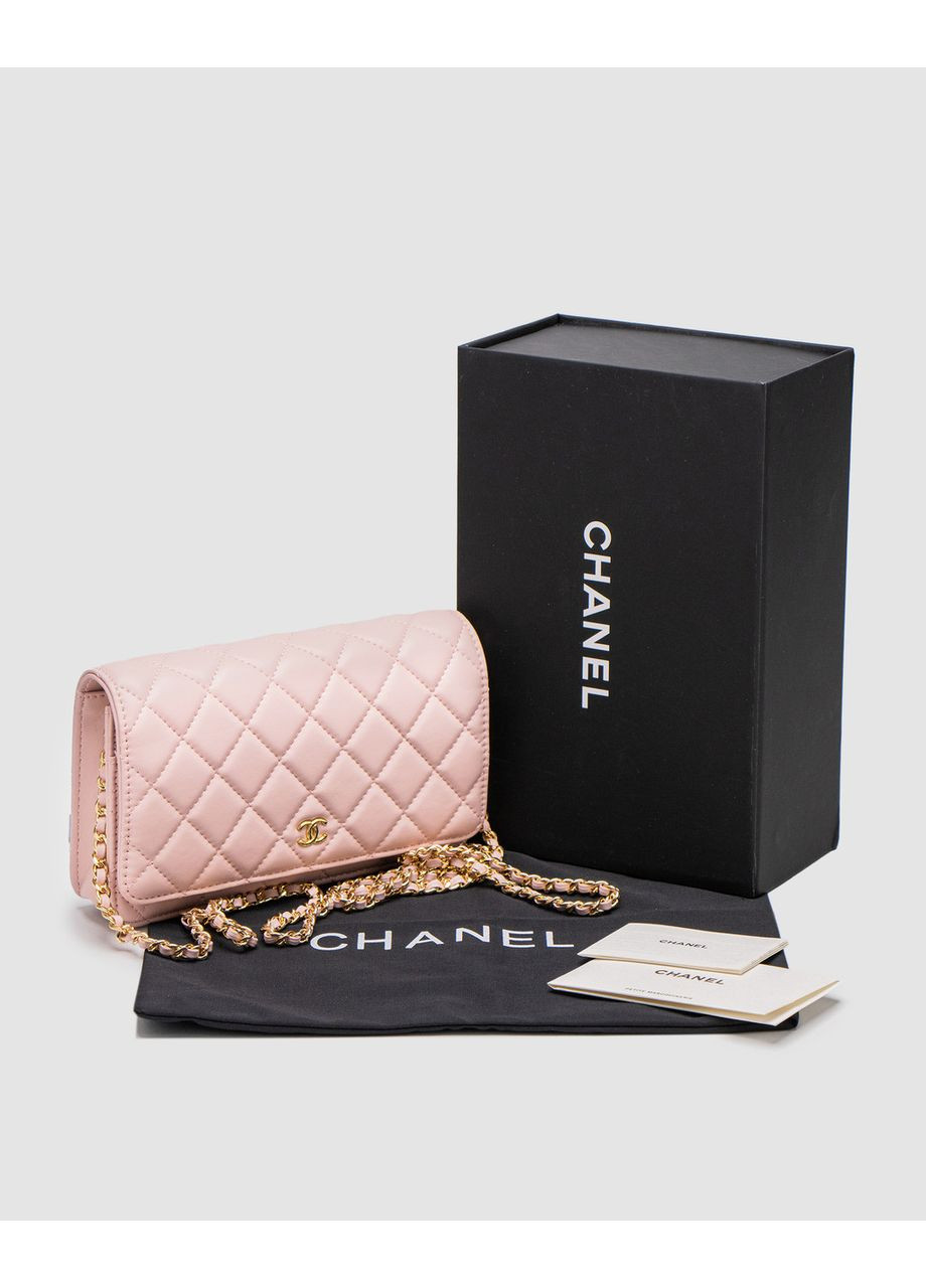 Сумка жіноча Classic Wallet on Chain Pink Gold No Brand (355342830)