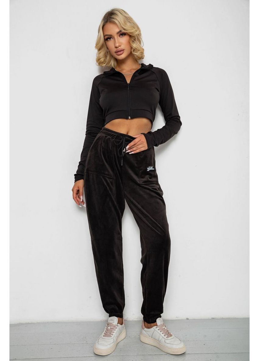 Спортивні штани велюрові жіночі на флісі Ager 238R58649-1 (357234510)