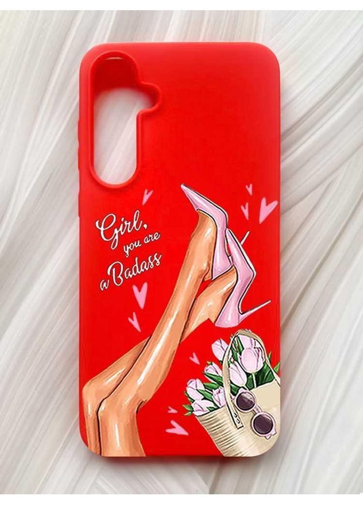 Матовый чехол на Samsung Galaxy A55 (A556) Ножки (принт 62) Creative (355400143)