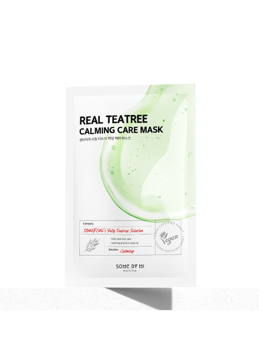 Тканинна маска для обличчя з чайним деревом Real Teatree Calming Care Mask 20g Some By Mi (305613871)