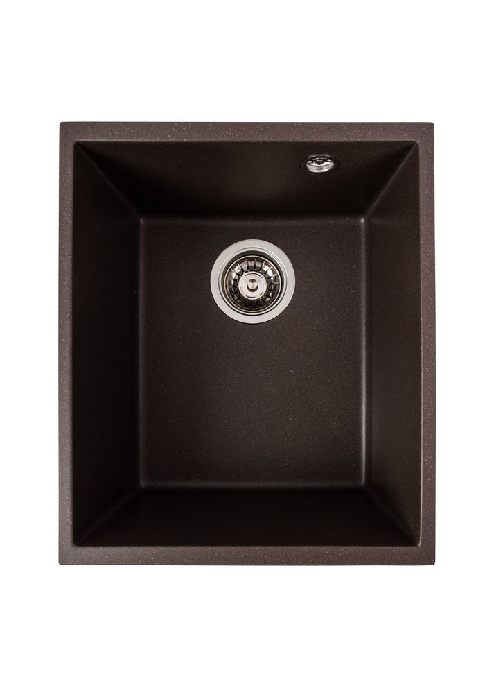 Гранитная мойка для кухни ROXY 3744 матовая Темная скала Valeso (358059542)