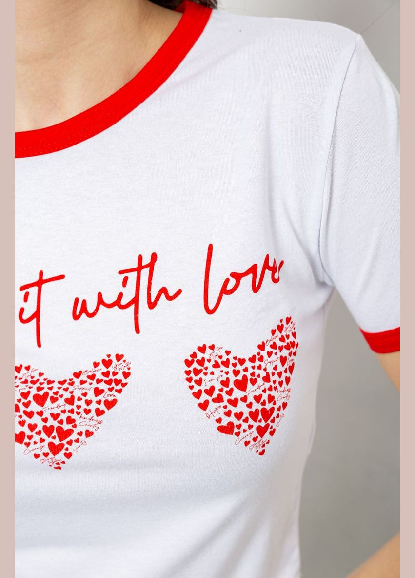 Футболка-топ жіноча з принтом,, 244R504 Ager - (365075102)