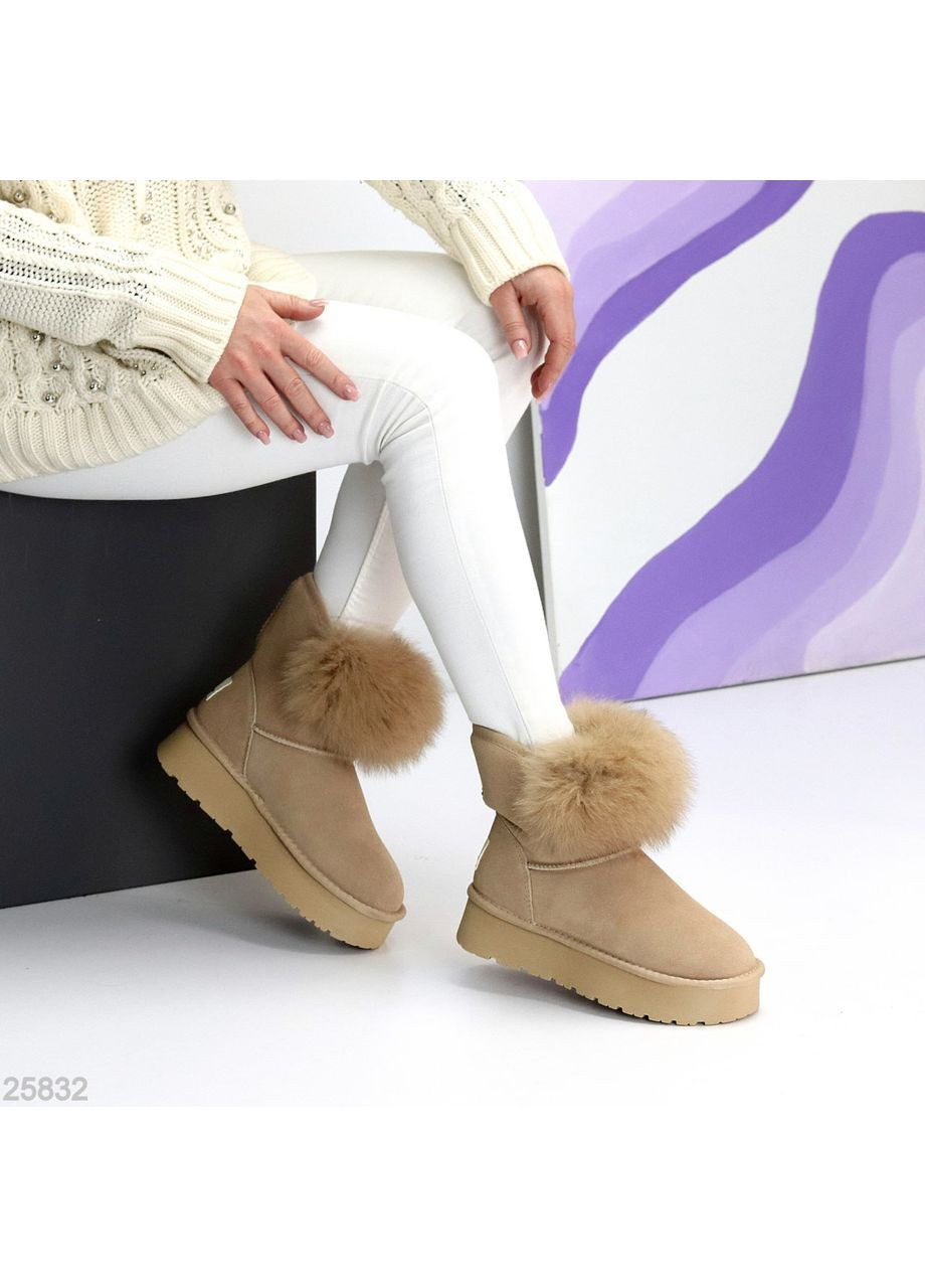 Бежевые угги Helen (366842420)