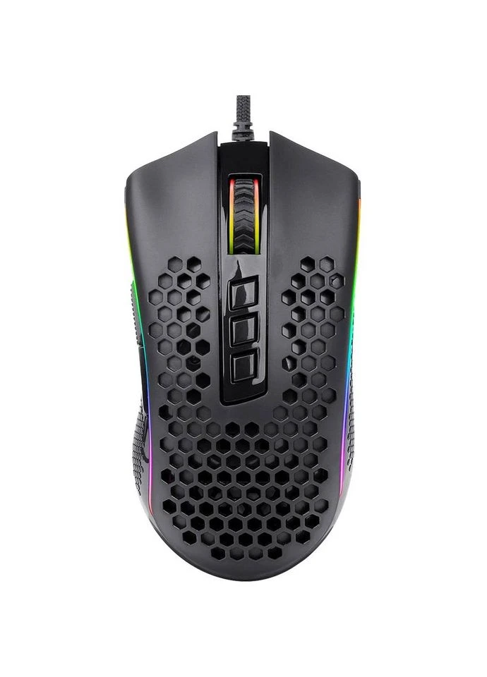 Миша Storm M808 RGB Optical Ultralight Black (77854) Redragon (323119101)