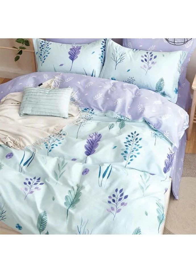 Постельное белье полуторное Ранфорс 20112-1-5 210х143 см Viluta (327792046)