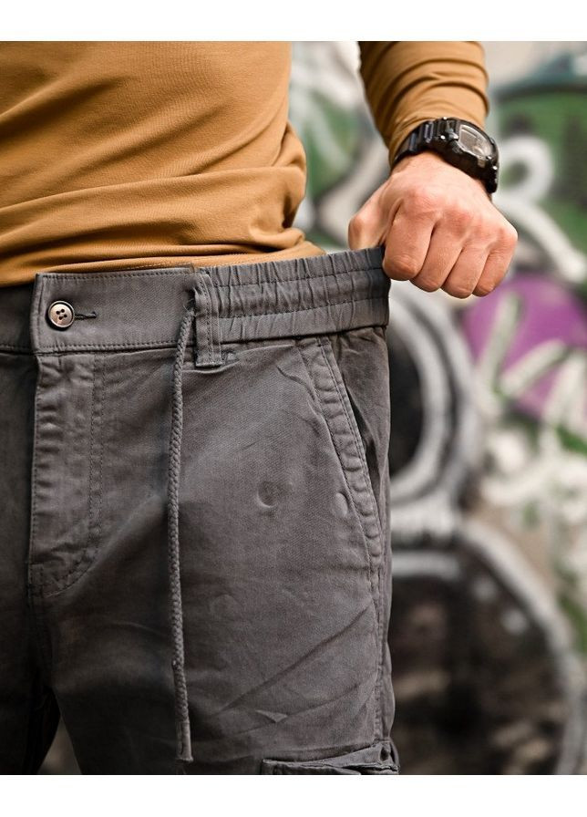 Міські карго штани jeans grey No Brand (356493399)