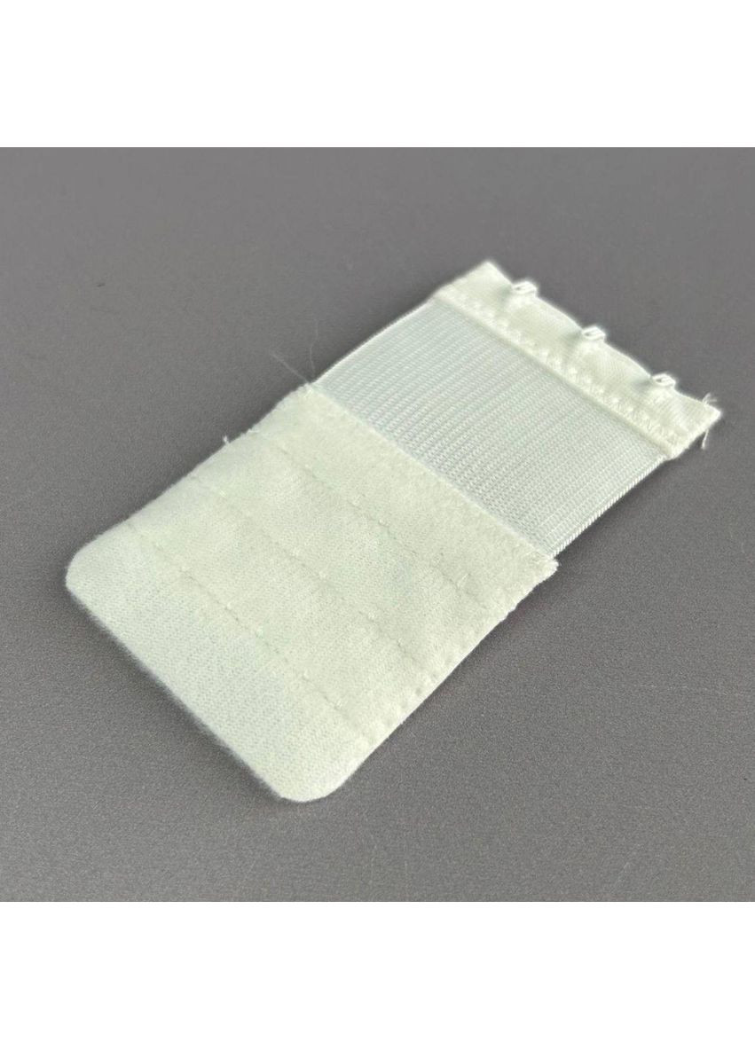 Подовжувач для бюстгальтера на 3 гачки, білий 5х9,5 см Plus-plus (352752319)