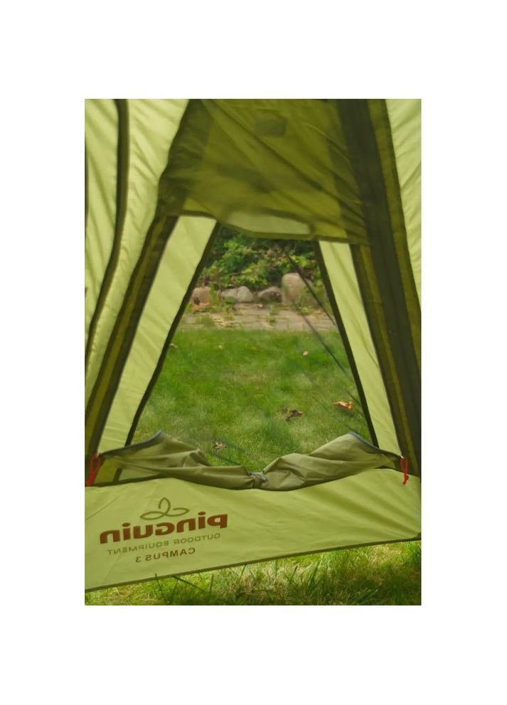 Палатка трехместная Campus 3 Green PNG 125.3 Pinguin (316614961)