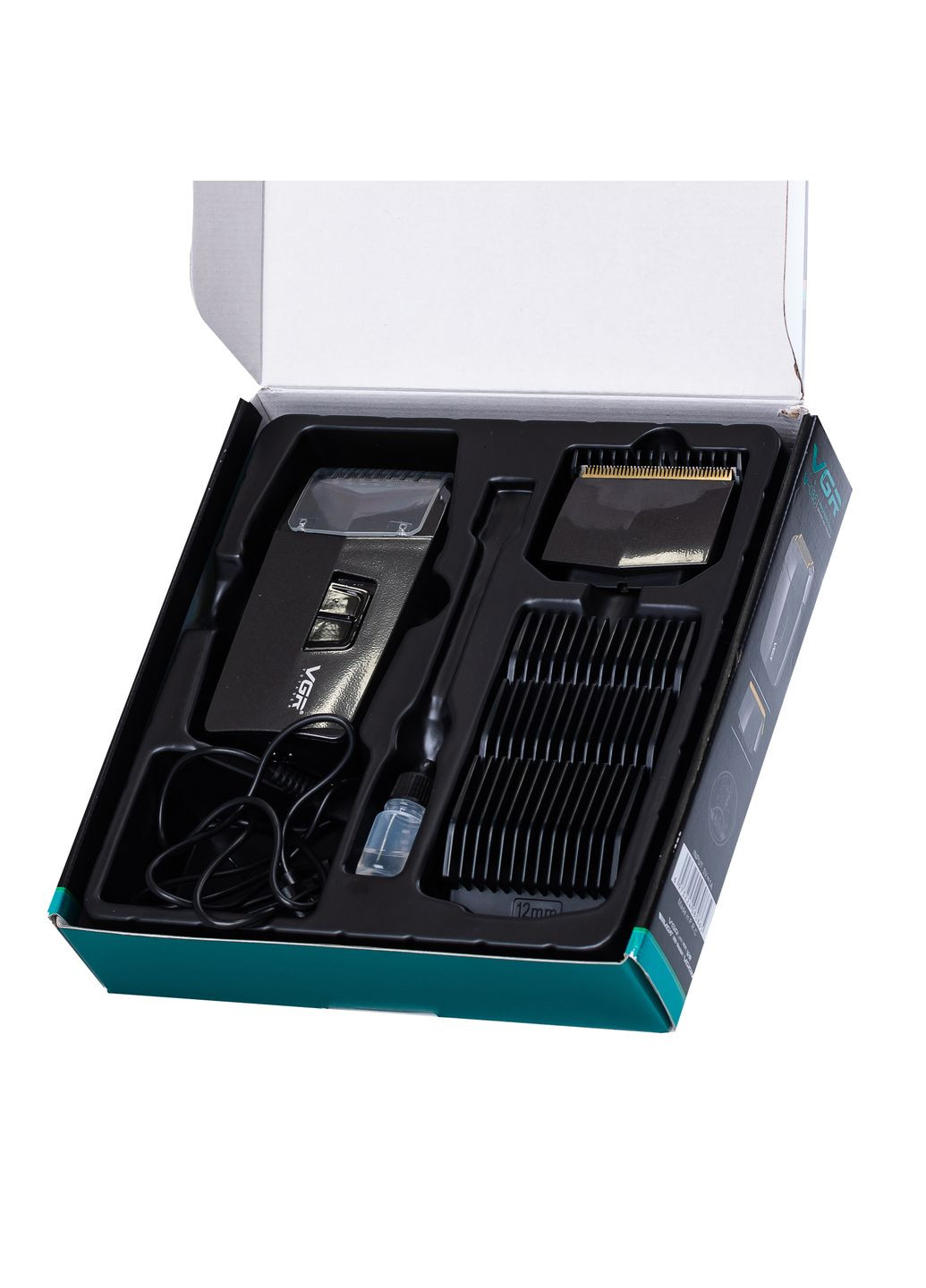 Шейвер-тример VGR V-086 зі знімними насадками акумуляторний сірий HPV086 No Brand (352527716)