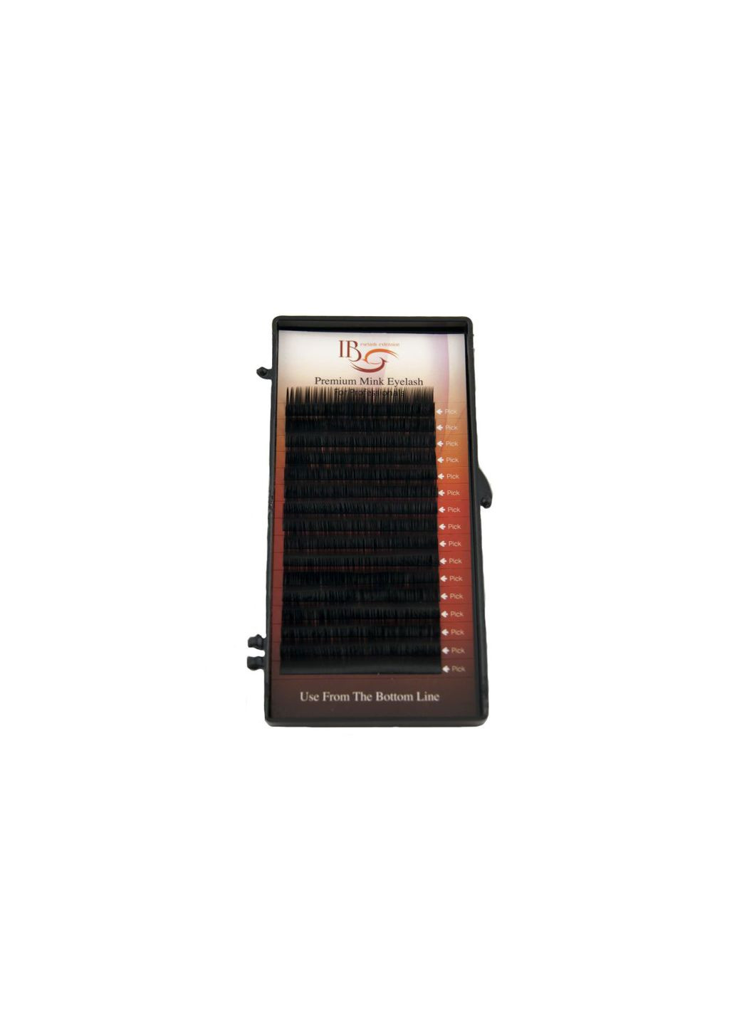 Вії вигин D 0.05 (20 рядів: 9 мм) I-Beauty (352177645)