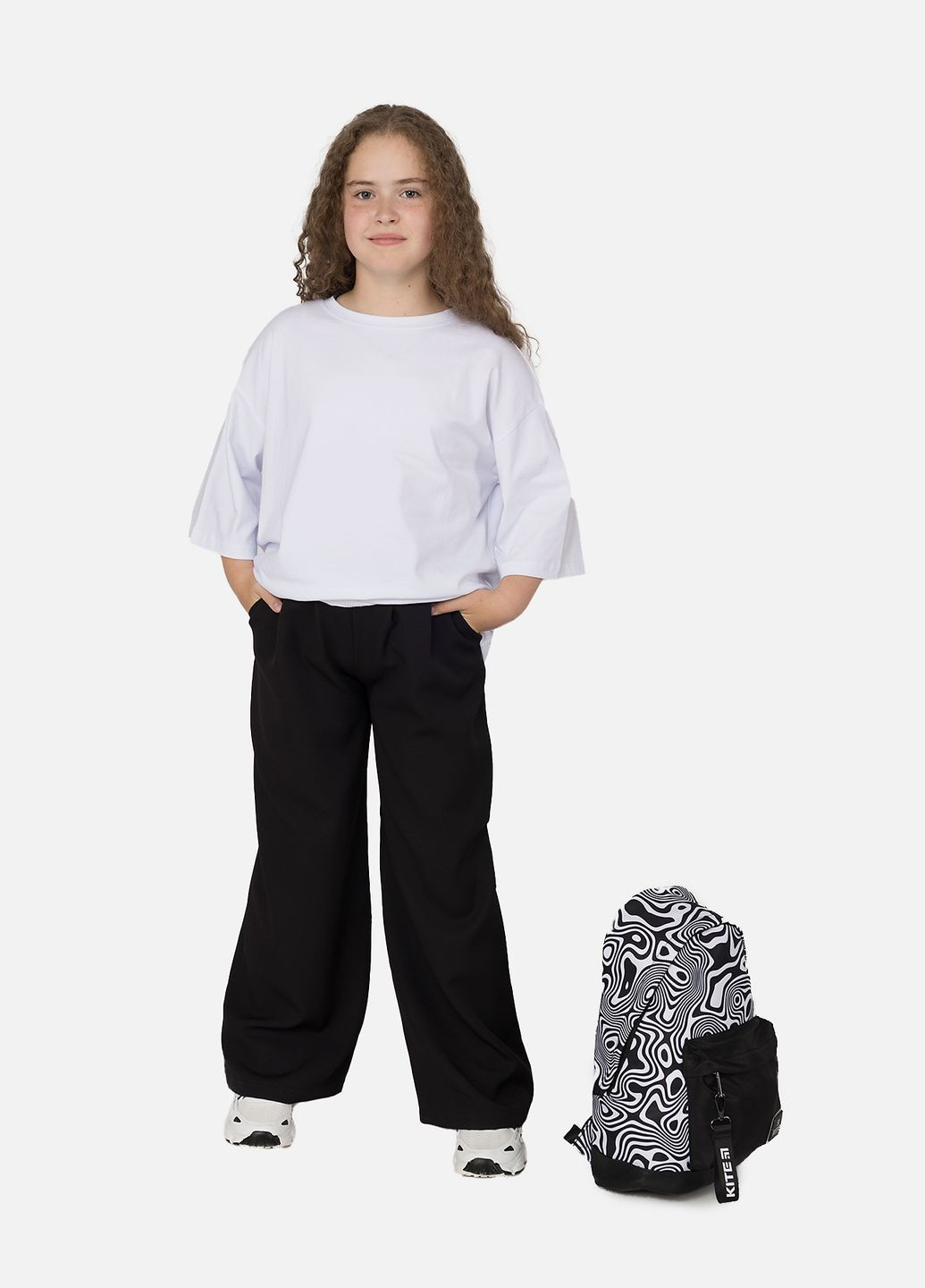 Черные демисезонные брюки Yuki