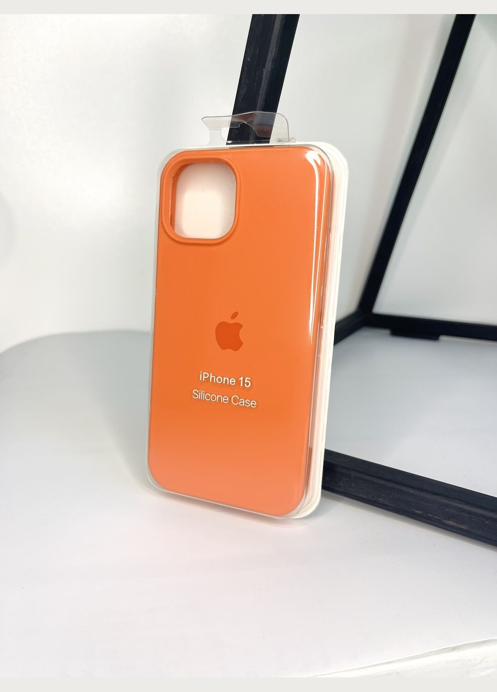 Чохол на iPhone 15 Plus відкрита камера, закритий низ silicone case на apple айфон Brand iphone15plus (294092133)