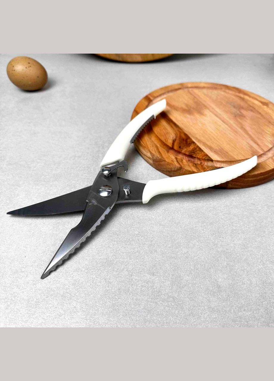 Кухонні ножиці-кусачки для птиці та риби "Milk" No Brand (366818214)