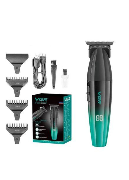Машинка для стрижки волос V-906 триммер для окантовки и стрижки бороды. Цвет: VGR (369961185)