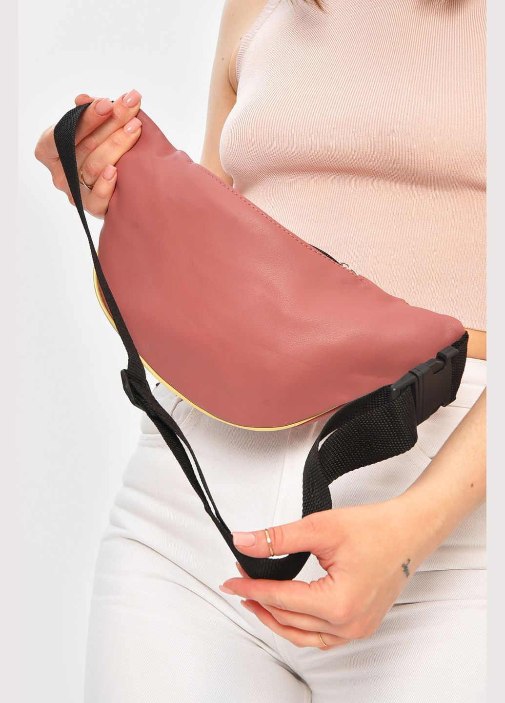 Бананка женская розового цвета Let's Shop (335007371)