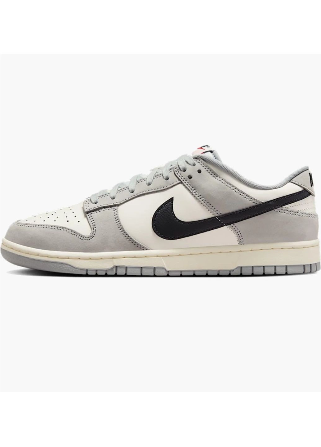 Белые кроссовки мужские dunk low grey/white Nike