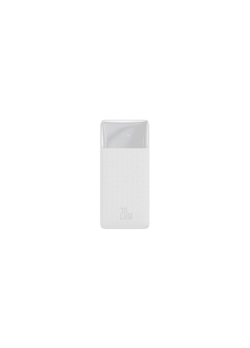 Портативний акумулятор Bipow Digital Display OE 10000 mAh 20 W (PPBD050502) білий Baseus (279554167)