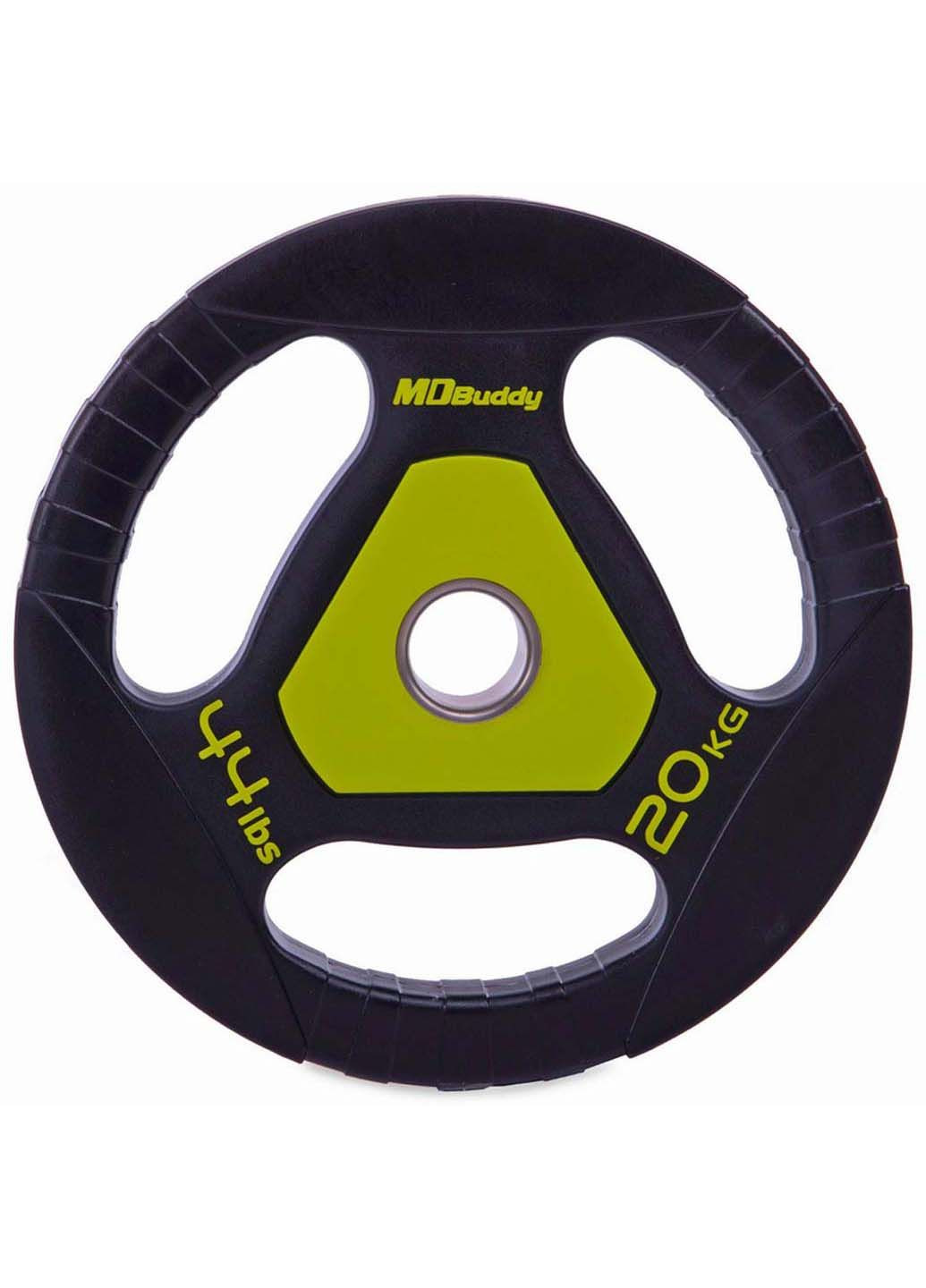 Блины диски полиуретановые TA-2677 20 кг MDbuddy (286043852)