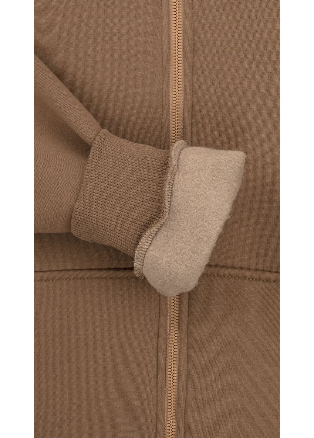 Толстовка однотонная мужская MBC02334 Кофейный shop (2888000024831) LAWA (365590900)