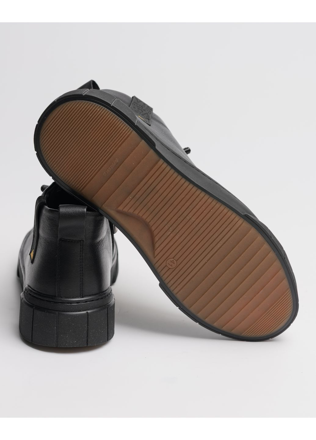 Черевики чоловічі зимові чорна шкіра Davis (365589532)