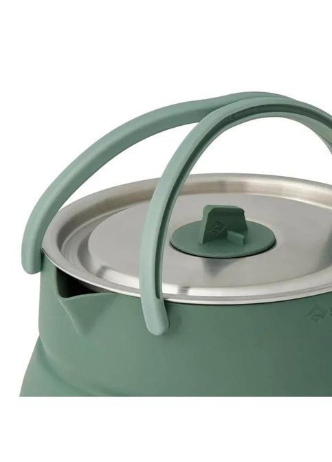 Чайник складаний Detour Stainless Steel Collapsible Kettle w/Sack з чохлом, 1,6 L, Laurel Wreath Green Sea To Summit (338371154)