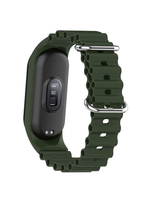 Ремешок Ocean Band для Xiaomi Mi Band 3/4/5/6/7 Зеленый Epik (372163718)
