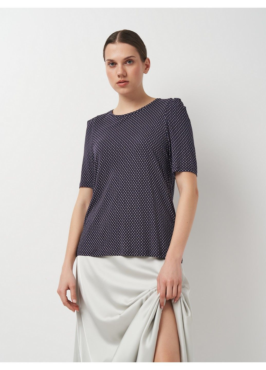 Темно-синя блуза H&M