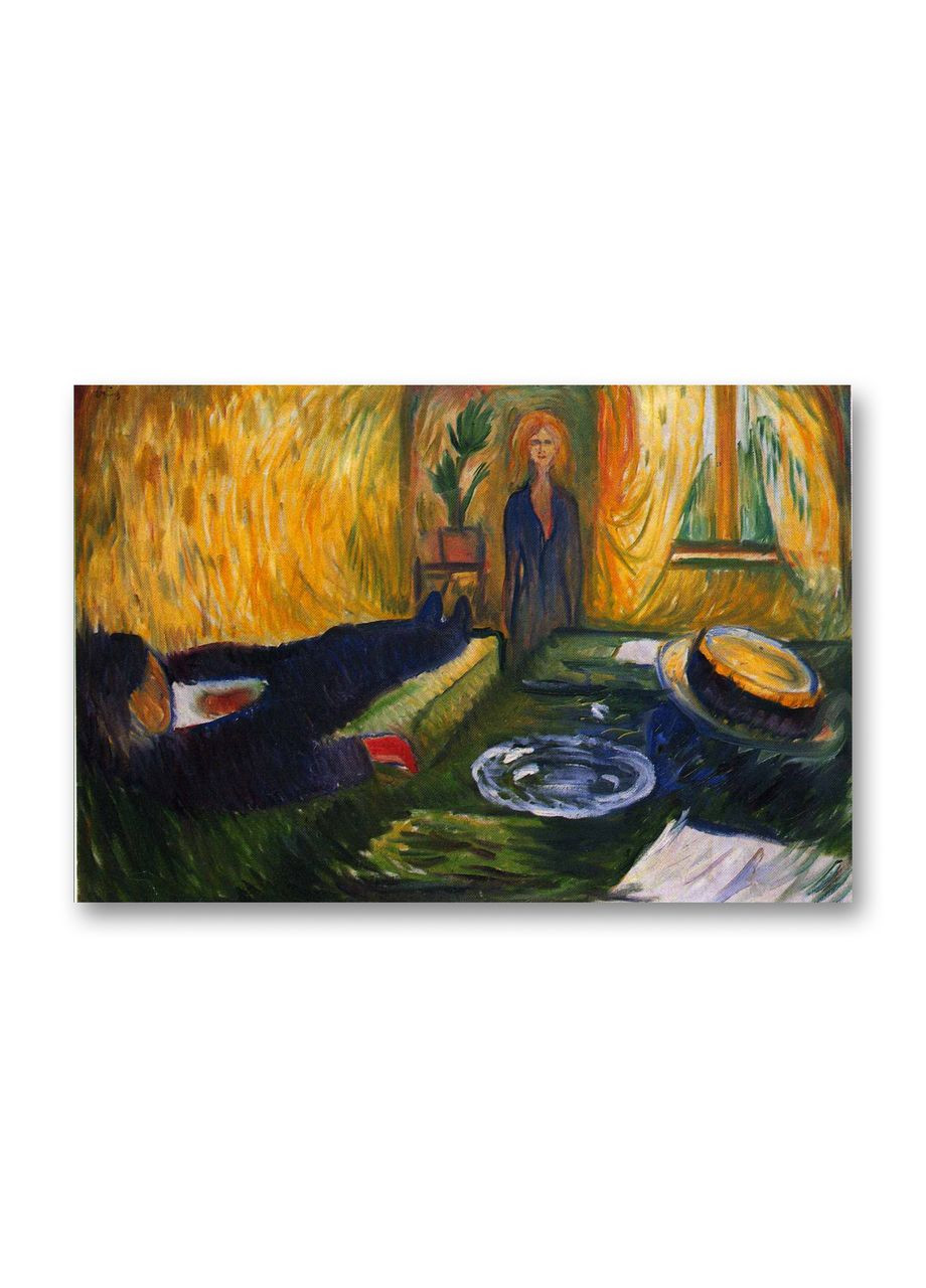 Друк на полотні Вбивця Едвард Мунк 70x100 No Brand (346496209)