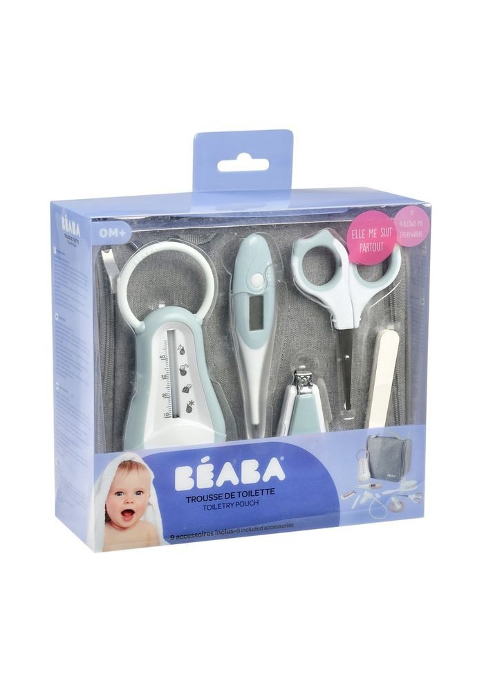 Косметичка с туалетными принадлежностями серый/зеленый, арт. 920381 Beaba (369668999)