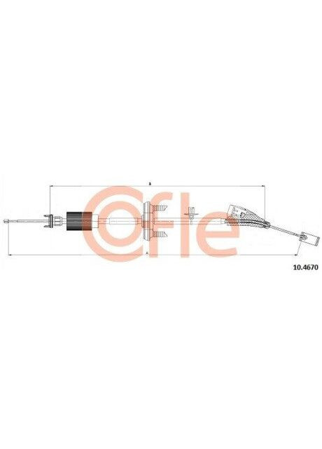 Трос акселератора Cofle (366301663)