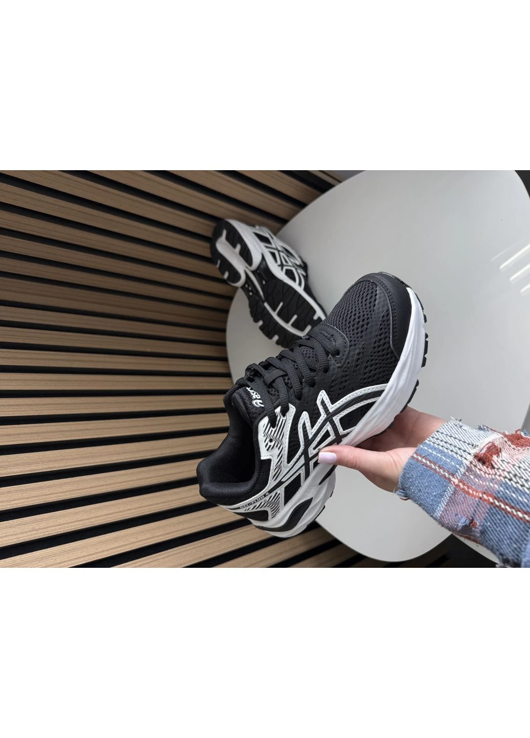 Кросівки жіночі Asics Gel-Flux 4 Black White | Асікс Гель Флюкс 4 чорні No Brand чорні демісезони (393137796)