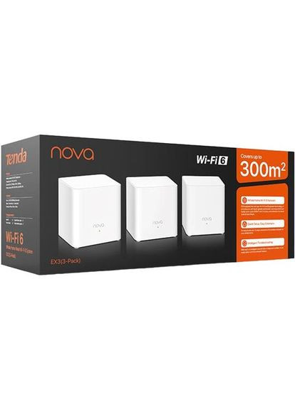 Wi-Fi роутер MX3 3-Pack (MX3-KIT-3) Tenda (322936861)