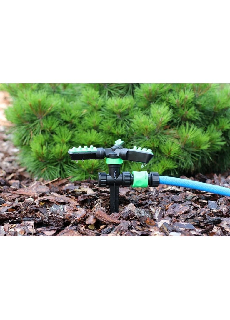 Дощувач зрошувач круговий Рубікон Green (2813-BL) Presto-PS (388642093)