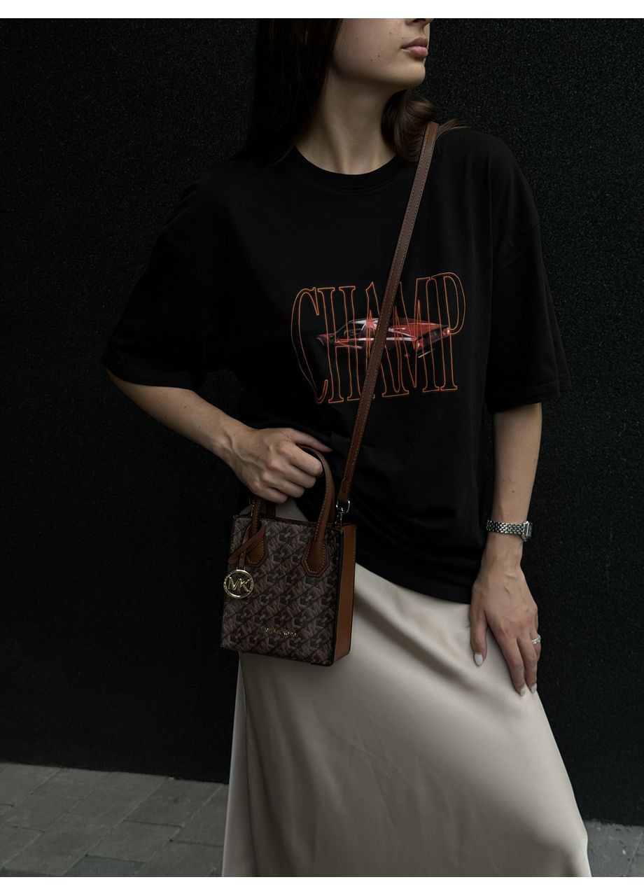 Сумка жіноча Mercer Extra-Small Pebbled Leather Crossbody Bag Brown No Brand (358889023)