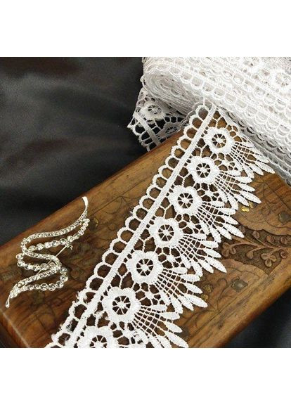 Кружево макраме 6,5см (20м) Цвет - Белый (05-XR13023-1) Plus-plus (352749738)