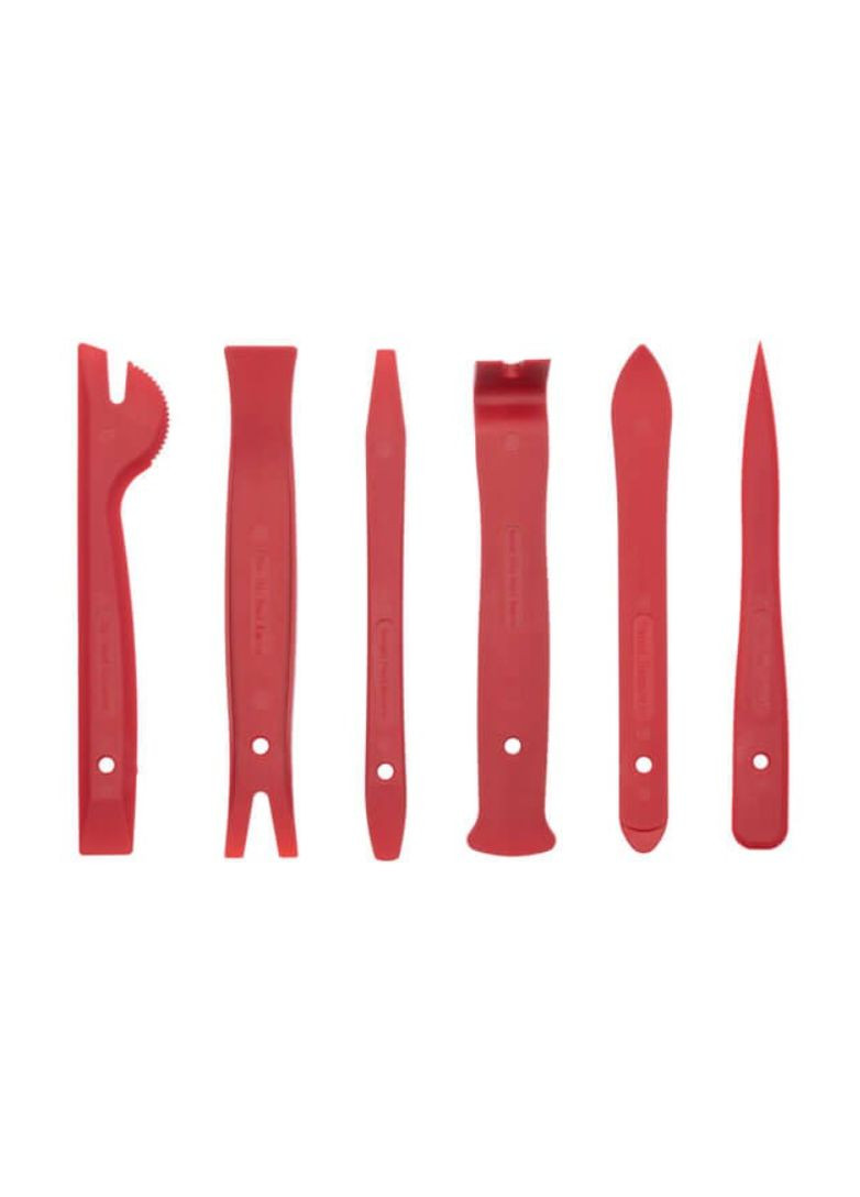 Набор съемников обшивки салона нейлон (6шт) (AT-0151) красные Intertool (349819082)